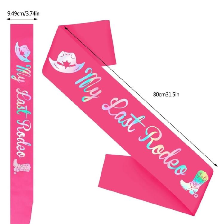 Bridal Disco Sash Stylish Graceful Sash Wedding Photo Accessory Bride To Be White Sash Wedding Photo Props