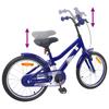 Kids  Bicycle 18 Inch for Ages 5 7 Dark Blue