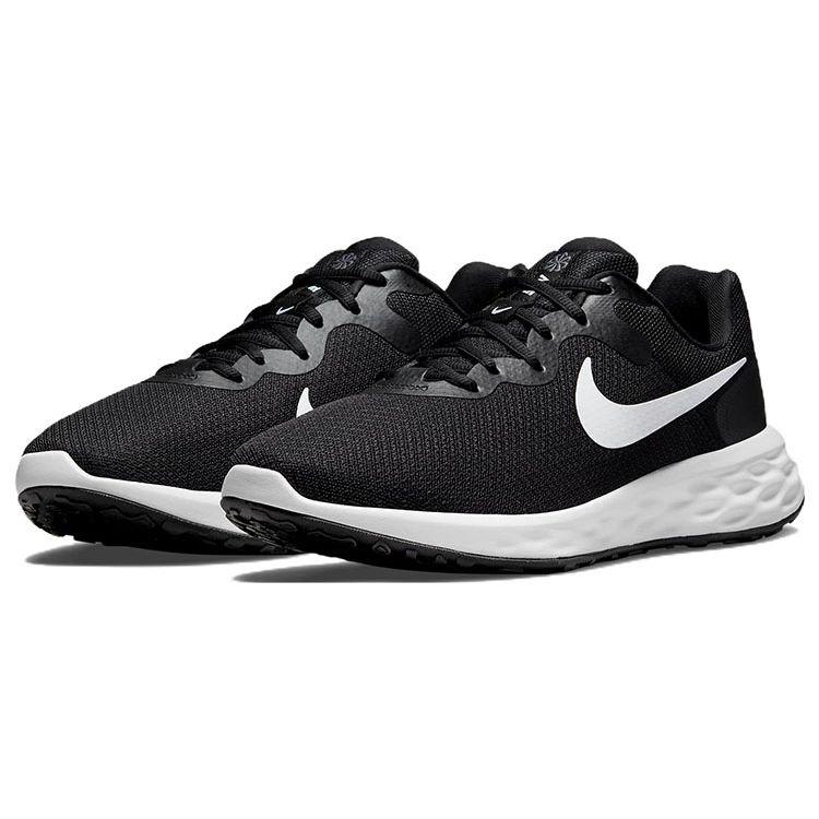 Nike Revolution 6 Extra Wide Black White Men Sneakers Iron-Grey DD8475-003