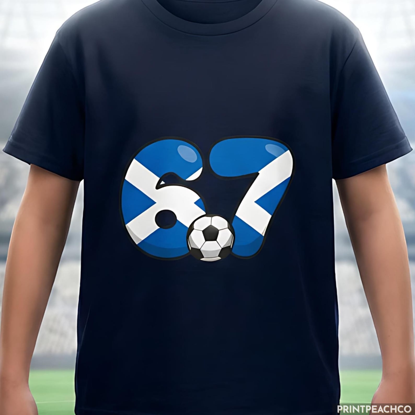 Scotland 67 Kids Soccer Shirt, Scottish Football Tee for Children, Youth Match Day Top, Scotland World Cup Fan Gift, Kids Football Shirt S