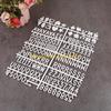 F26C 2pcs Characters for Felt Letter Board Message Board Letterboard English Letters Home Decoration Accessories Office Decor