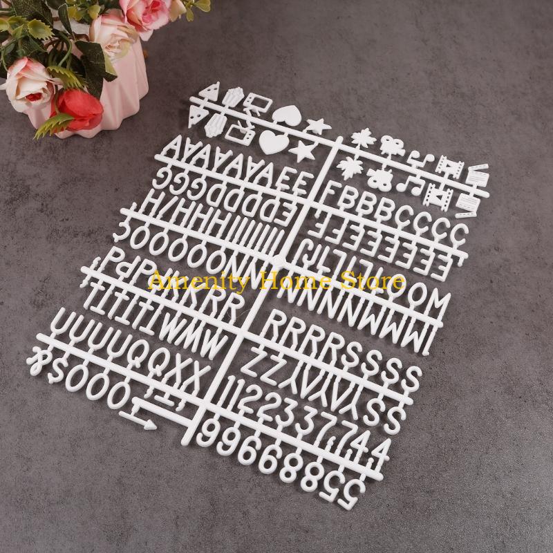 F26C 2pcs Characters for Felt Letter Board Message Board Letterboard English Letters Home Decoration Accessories Office Decor