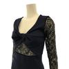 GRAXIA Cabaret Midi Tight Hostess Cabaret Lounge Long Size M Dress, Dress, Cache-Coeur, High-Waisted, Dress, Dress, Club, Dress, Sleeves, Lace,