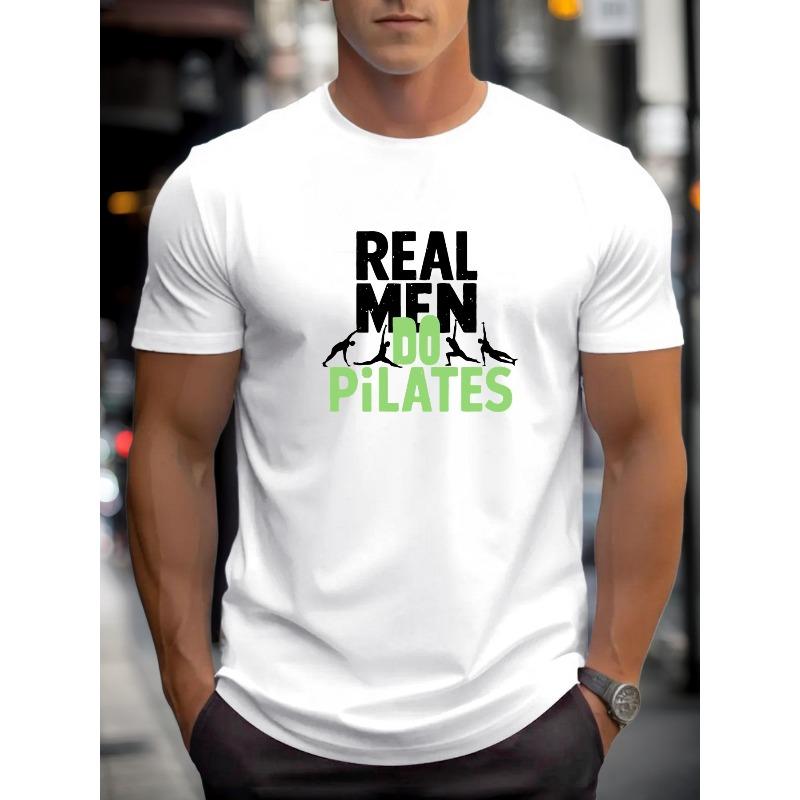 Men s Graphic Fitness T-Shirt - Lightweight Summer Workout Tee for Gym, Casual & Casual Attire,Comfortable Fit S