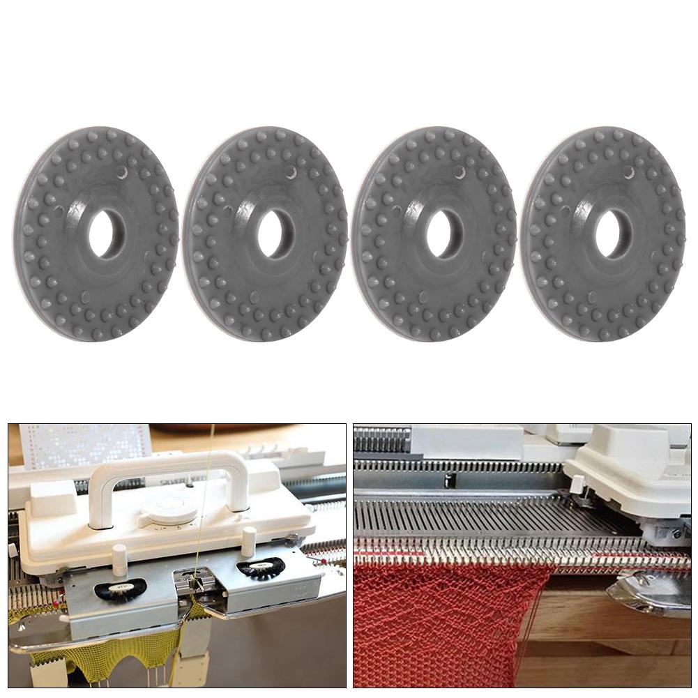 4pcs Knitting Machine Parts Rubber Wheel for Silver Reed SK840 SK830 SK580 SK270 SK218 SK325