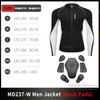 WOSAWE Motorcycle Jacket Body Armor Protection Jackets Motorbike Clothing Moto Riding Back Protectors CE Certification Soft Pads
