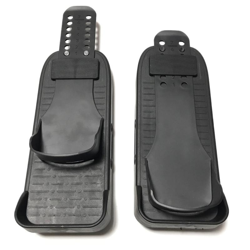 1pair Rowing Machine Foot Pedals Row Fitness Equipment Exercise Bikes Footplates for Cardiovascular Healths