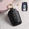 3 Bottons Leather Car Key Case Fob Cover For Ssangyong Kyron 2 Sanka Actyon Korando Tivoli Tivolan Rexton Ss-01 For Ssang Yong