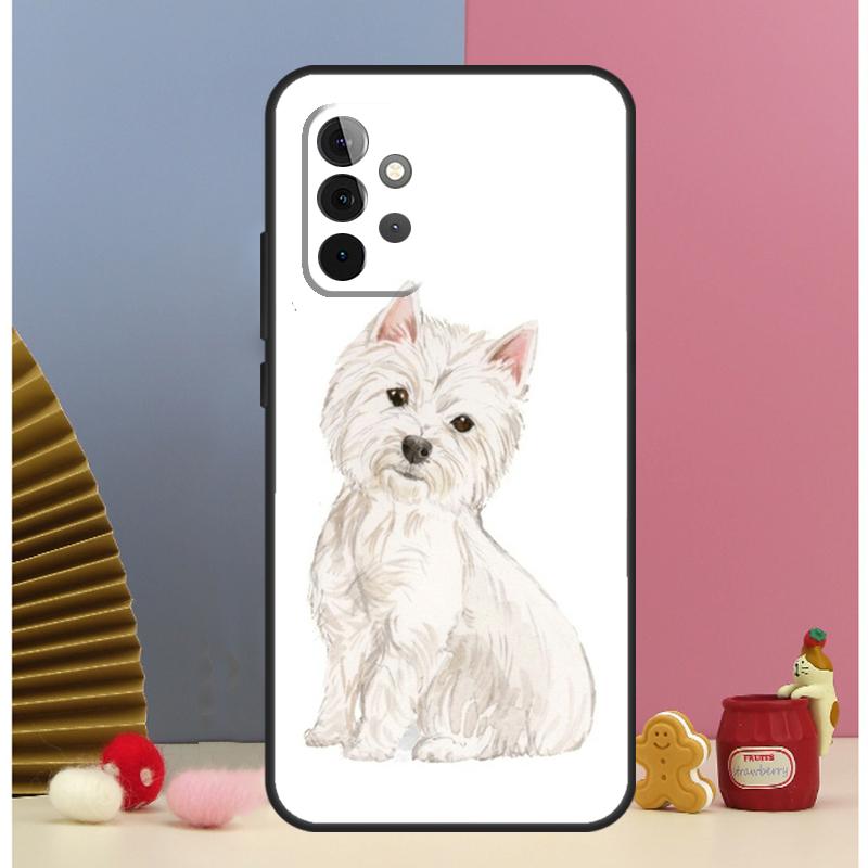 

Чехол West Highland Terrier Westie для Samsung Galaxy A54 A34 A24 A14 A51 A71 A12 A32 A52 A72 A13 A33 A53 A25 A15 Samsung A51 4G