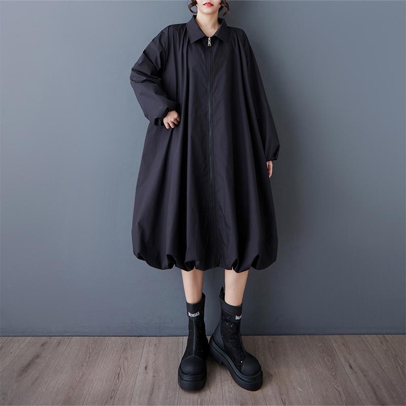 Rochii de primăvară-vară cu mânecă lungă, mărime plus, vintage, noi, pentru femei, casual, lejeră