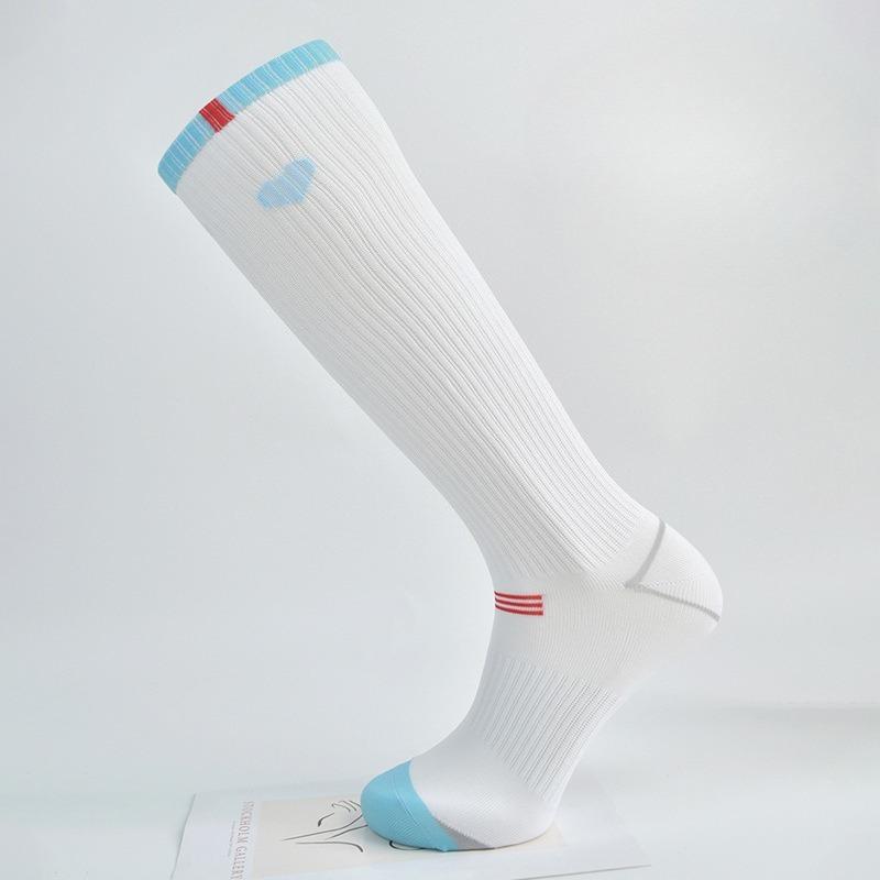 Calf Socks, Women's Pressure Sports Socks, Outdoor Fitness Badminton, Rope Skipping, Cycling and Running Socks, Indoor Yoga Socks