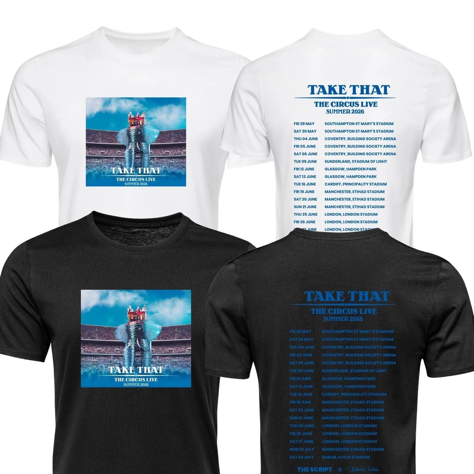 Take That The Circus T shirt Live Tour Inspired Unisex S