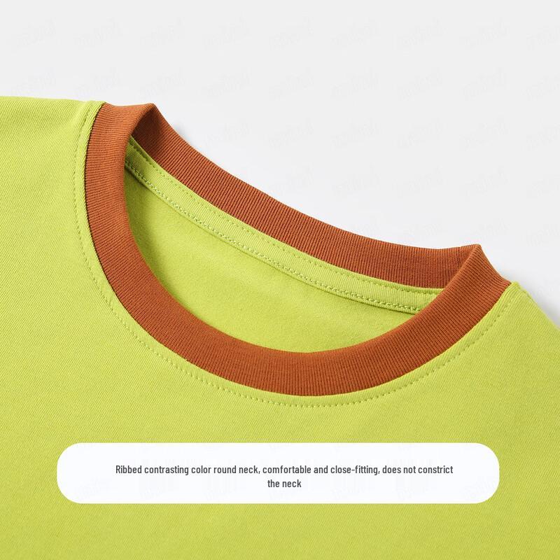 MQDMINI Boys' Faux Two-Piece Long-Sleeve T-Shirt