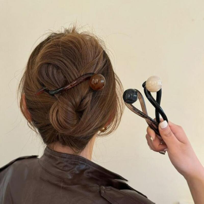 Women's ball-shaped hairpin