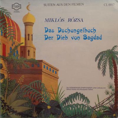 Płyta LP MIKLÓS RÓZSA, NÜRNBERGER SYMPHONIKE - Księga dżungli / Złodziej z Bagdadu CL0017 Celine Records 1983 Niemcy Klasyczna Używana