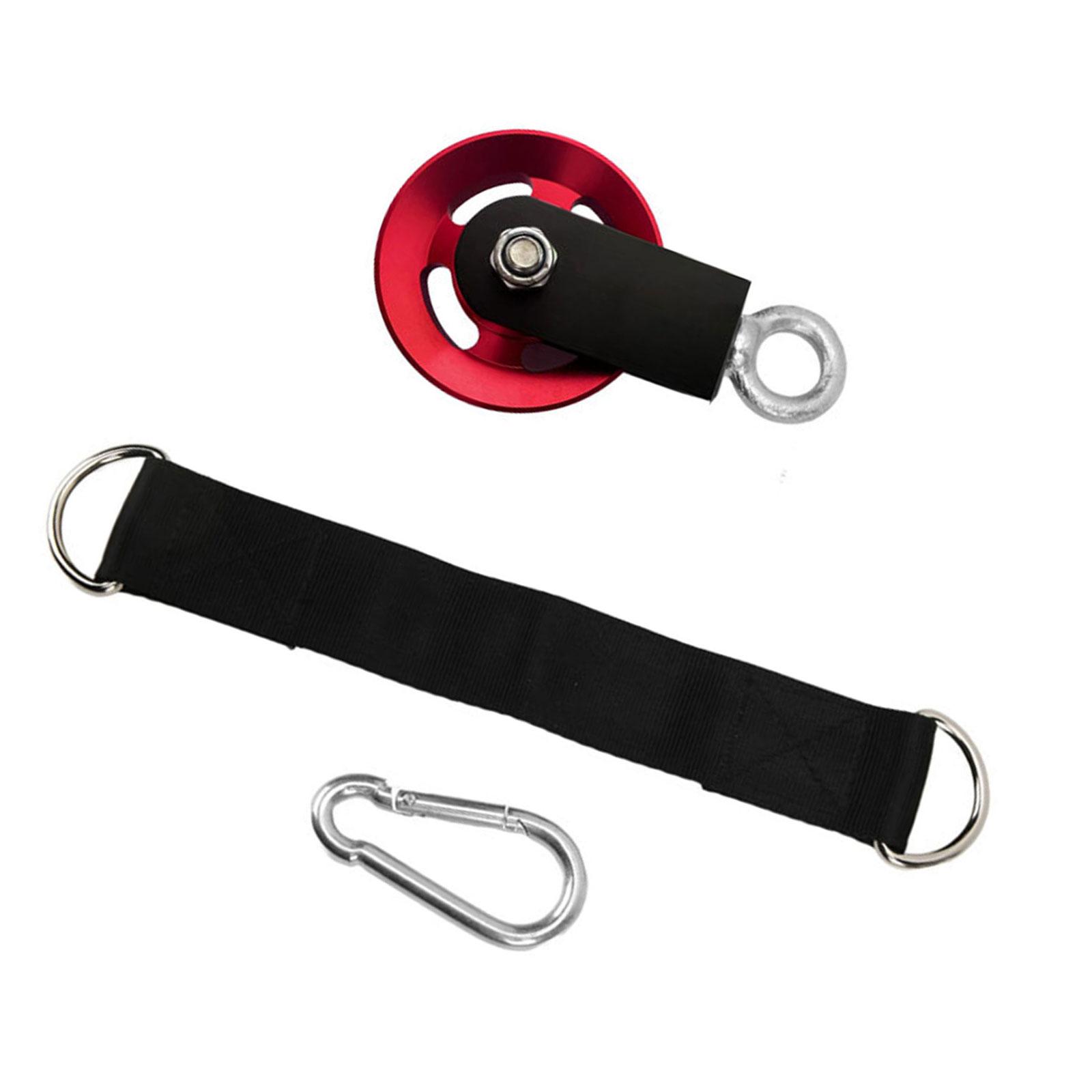 

Round Cable Pulley, 360 Degree Rotation Pulley for Rope DIY Gym Fitness Equipment Cable Machine Wire Rope Pulley Reel червоний