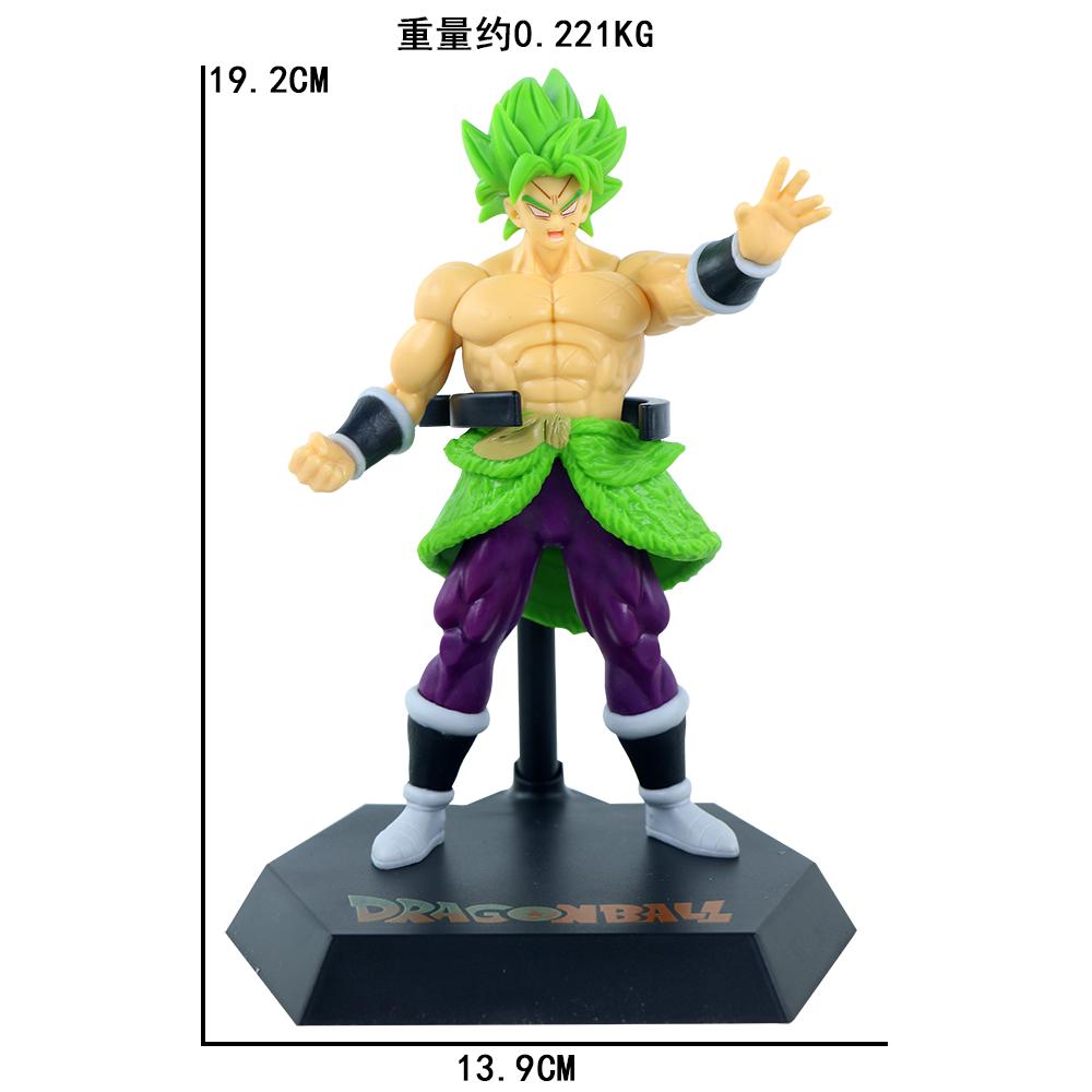 Anime Dragon Ball Z 18-20Cm Super Saiyan Son Goku Broly Vegeta Anime Action Figure Model Gifts Collectible Figurines For Kids