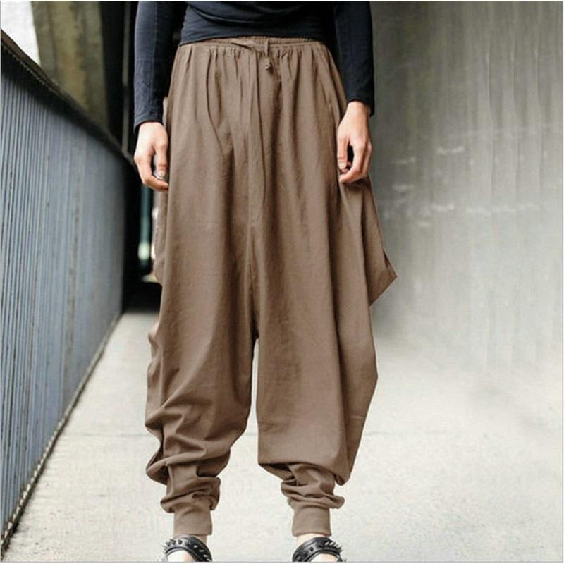 Spring Versatile Straight Wide Leg Pants Vintage Loose Harlem Pants