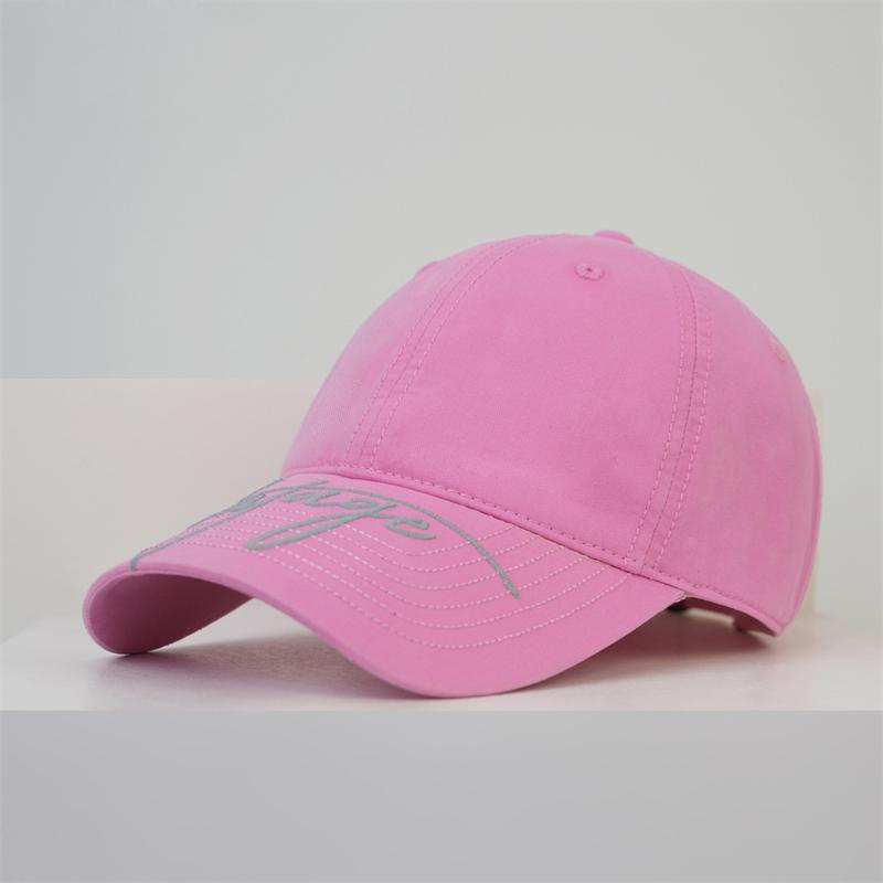Spring Summer Embroidered Letter Sunshade Baseball Cap Women Breathable Couple Sunscreen Cap