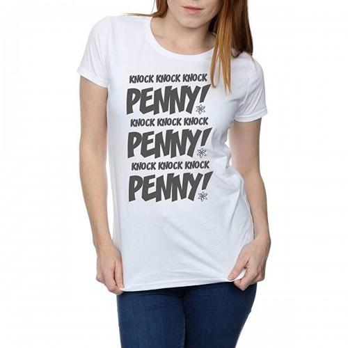 

The Big Bang Theory Womens/Ladies Knock Knock Penny Cotton Boyfriend T-Shirt M