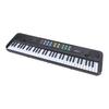 Teclado Eletrônico de 61 Teclas Piano Portátil 200 Timbres 200 Ritmos com Microfone Metrônomo Modo de Ensino para Iniciantes Casa