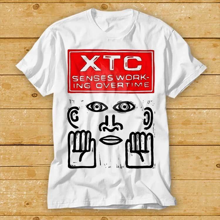 Xtc Senses Working Overtime T Shirt New Wave Rock Music Funny Movie Meme 2290 S