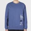 Nike Letter Logo Fleece-Lined Sports Casual Crewneck Sweatshirt for Men