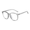Simple Retro Irregular Rice Nails Decorative Anti-blue Transparent Lenses Women's Sunglasses