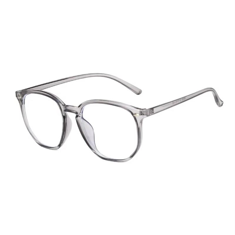 Simple Retro Irregular Rice Nails Decorative Anti-blue Transparent Lenses Women's Sunglasses