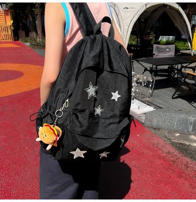 Star Backpack Middle School Women's Schoolbag