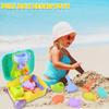 Kinder Mini Tragbares Strand Sand Spielzeug Set Mit Trolley Koffer Sommer Outdoor Spiele Strandspielzeug Geschenk