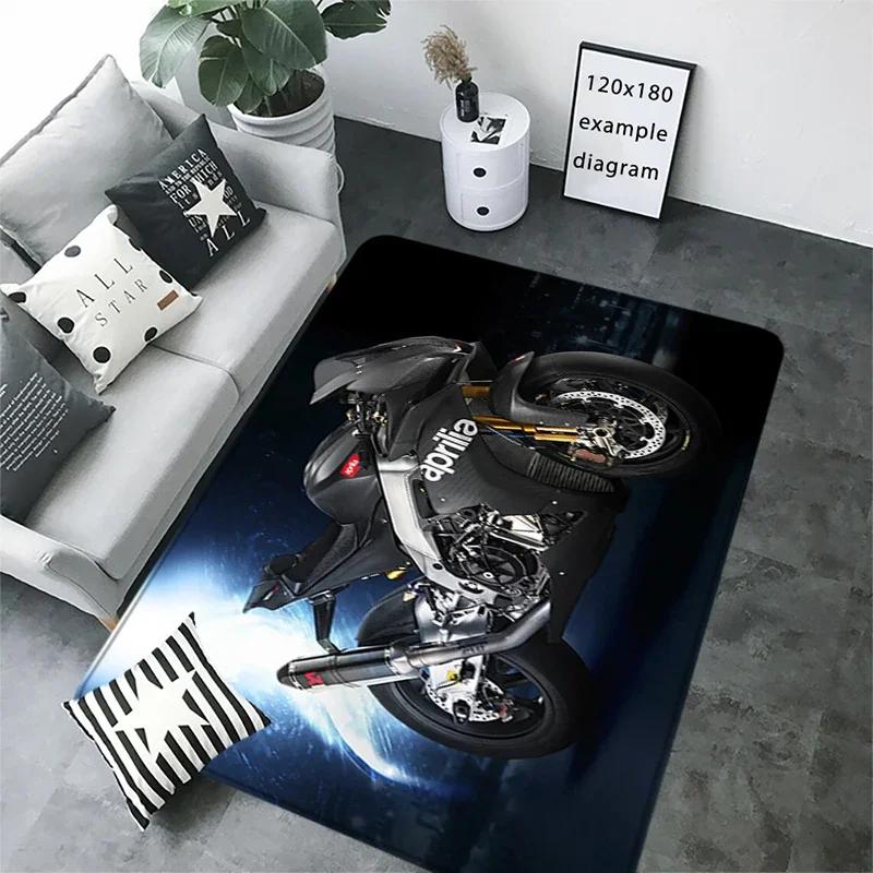 Living Room Rugs A-Aprilia Motorcycle Carpets Entrance Doormat Floor Mats Carpet Anti Slip Mat Home Rugs Kitchen Hallway Decor
