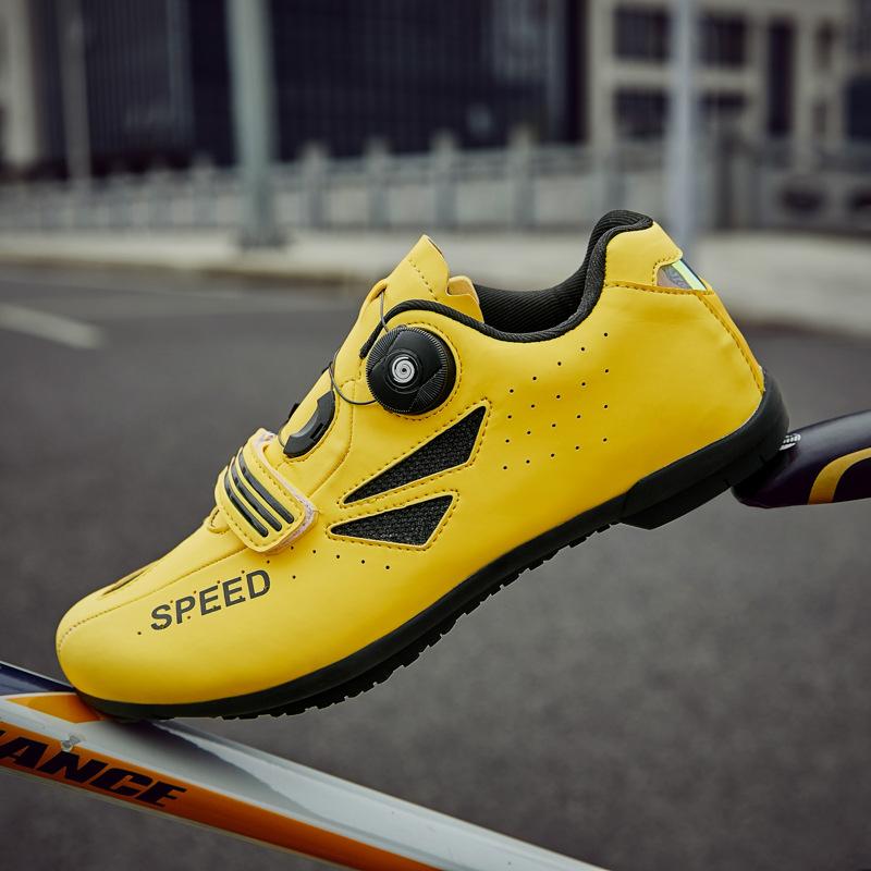 

New cycling shoes with locks Spring and summer lock shoes Men s and women s road cycling power shoes Hard-soled mountain cycling sports shoes 36