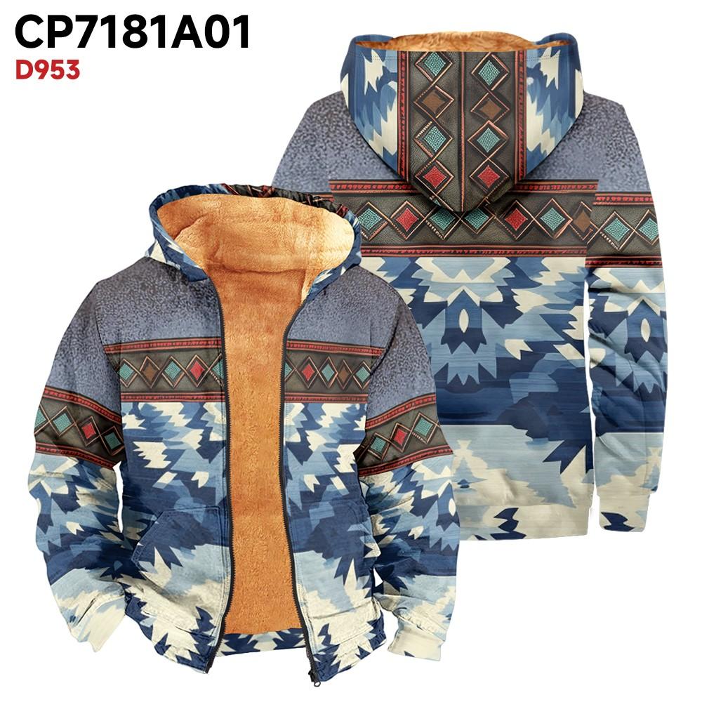 

Мужское бархатное пальто с длинным рукавом и карманом Fashion Plus L синий