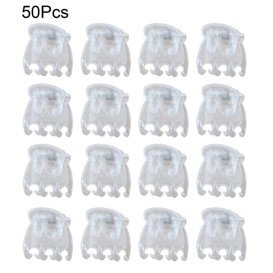 Transparente Pflanzenklammern Kunststoff Phalaenopsis-Klammern Orchideen-Stütz-Klammern für Blumenzweige Kletterpflanzen Ranken Tomaten