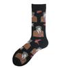 Men Dinosaur Astronaut Planet Crew Socks Harajuku Big Size Sokken Unisex Skateboard Divertidos Happy Design Hip Hop Funny Socks