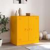 VidaXL Mustard Yellow Buffet 67x39x73 Cm Steel, Cabinet, Sideboard, Storage Cabinet, Cabinets, Cupboard, Buffet 841676