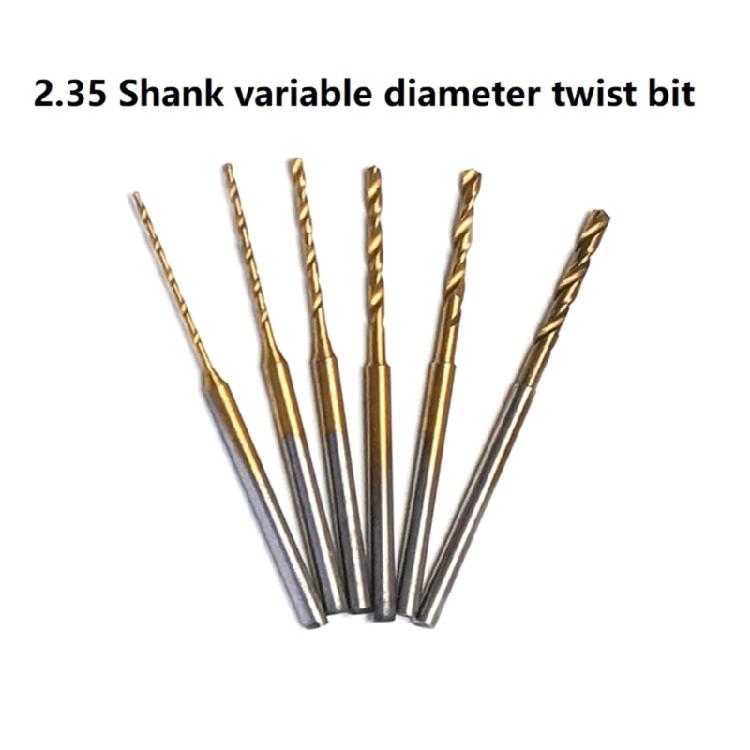 Mini  Twist Drill Bits 10pcs Assorted Size Precisions Mini Drill Bit Set for Intricate Drilling In Wood & Plastic