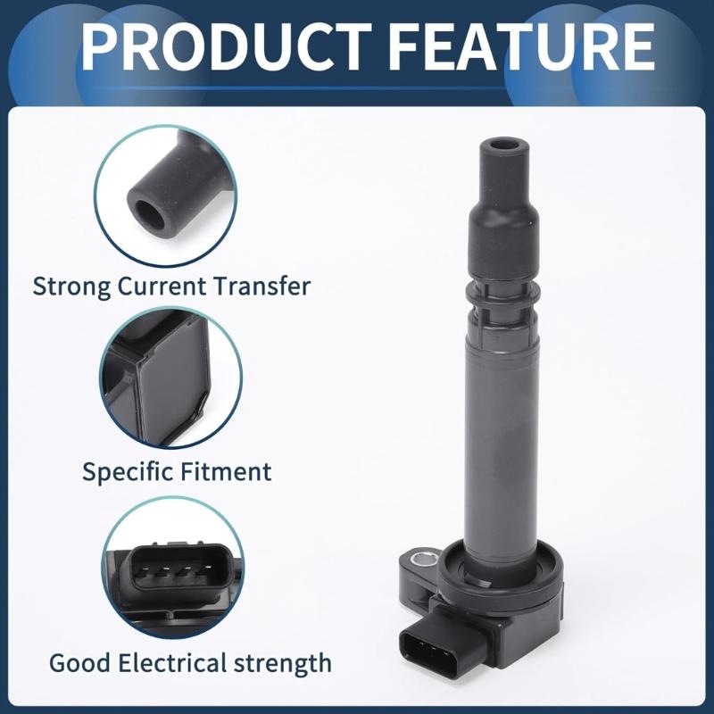 High Performances Ignition Coil Engine Coil Replacements Direct Fit Ignition Coil Upgrades Kit 9091902237 for Vehicle Us