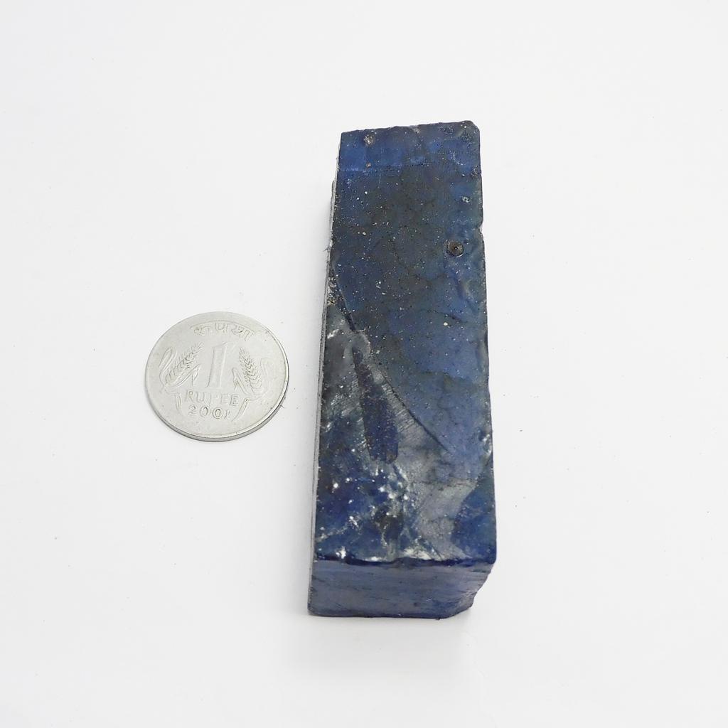 450.00 Ct Blue Uncut Rough Natural Sapphire Huge Size CERTIFIED Loose Gemstone