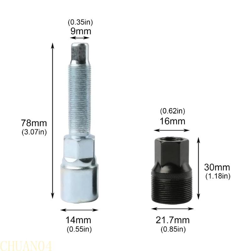 A1A2 Antislip Handle Bicycles Cranks Arm Puller Tool Professional Maintenances Tool for Cranks Arm Removal Tasks
