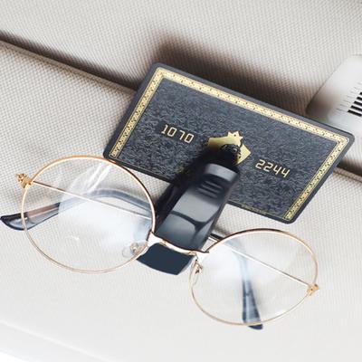 4 stk Bil Solbrilleholder Nem Montering Solskærm Brilleholder Clip Stabil Solbrille Clip Brillemontering Bilinteriør Tilbehør