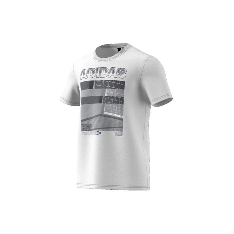 Adidas T Shirts Men's White Crew Neck Moderate Other ED7287