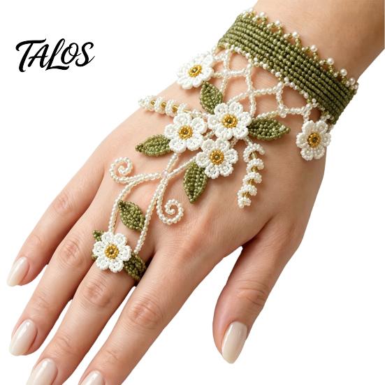 Adult Arts And Crafts Kits DIY Beaded Bracelet Kit, Bead Weaving Jewelry Kit with Pattern Guide, Adjustable Intermediate Loom Patterns Hand