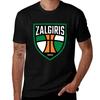 Heren ZALGIRIS 1944 Basketbal Logo T-shirt Vintage Sportteam Print Katoenen Tee Casual Ademend Streetwear Top Comfortabel