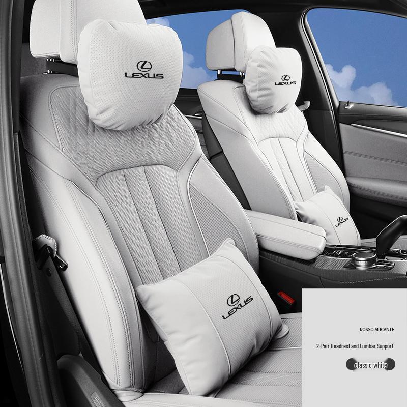 Compatible with Lexus suede seats, headrests, and lumbar supports (ES200, NX260, UX, RX300).