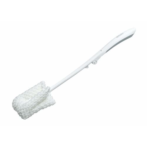 Mameita Water Bottle Washer, White (Extended), 6cm Wide X 5cm Deep X 38.5cm High, Kitchen Sponge, 3D Knit Net, for Washing Cups and Bottles, Foaming,