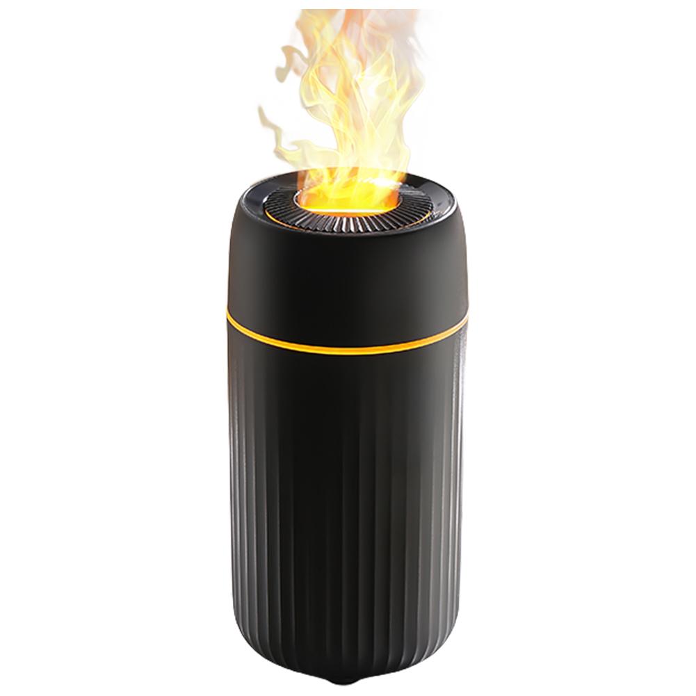 

100 мл Автомобильный Пламя Света Увлажнитель Воздуха Освежитель Воздуха Тип C Зарядка Автоматический Огонь Пламя Ароматерапия Диффузор Для Украшения Автомобиля чёрный