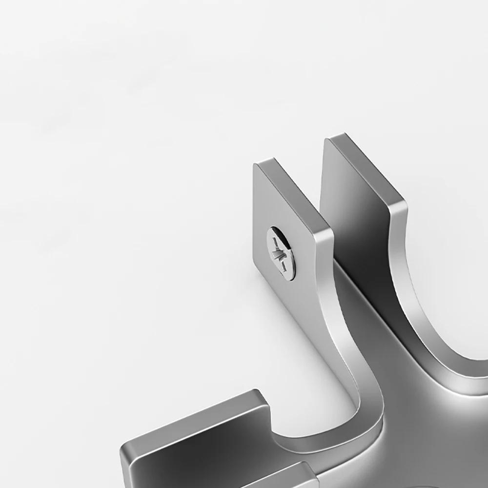 Clip di Fissaggio in Lega di Alluminio Tipo T/L/Croce Clip per Vetro Clip di Fissaggio Argentata Protezione Angolare ad Angolo Retto Clip a Fibbia per Piastrelle di Vetro