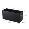 Yamazaki Magnetic Storage Basket Black W29.5 x D12 x H14cm Tower 4851